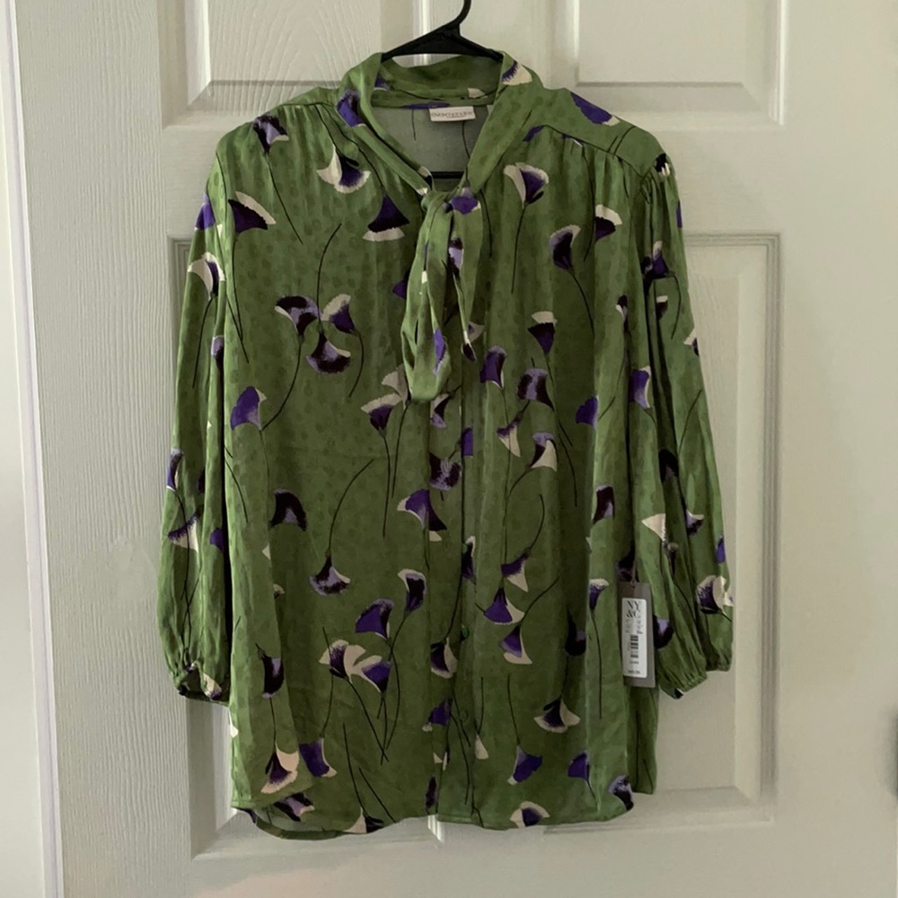 Eva•Mendes shirt and pants set